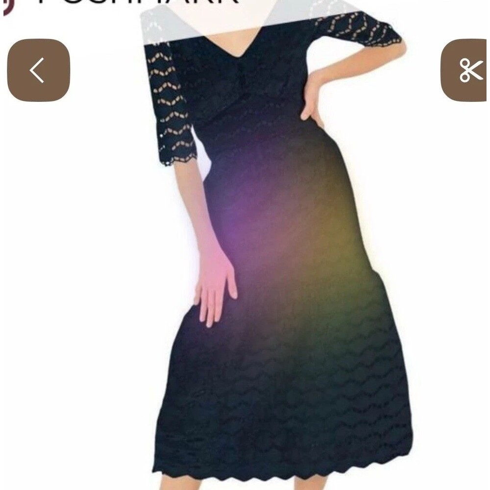 Gretchen Scott Zippity Doo Dah Maxi Dress Size Diva 3XL Navy MSRP $189 NWT